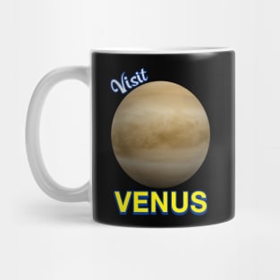 Visit Planet Venus Astronomy Planetary Science Solar System Mug